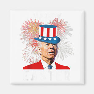 Joe Biden Glad Påsk För Rolig 4:e Juli Tank Magnet
