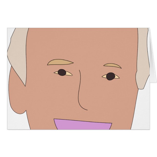 Joe Biden Hälsningskort (Framsidan Horizontal)