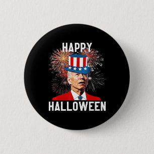 Joe Biden Happy halloween för Roligt till juli Knapp