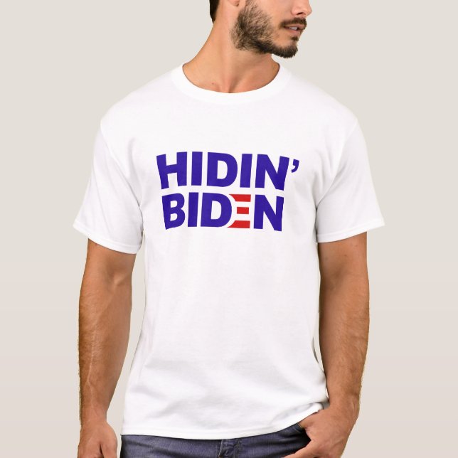 Joe Biden hyr i källaren T Shirt (Framsida)