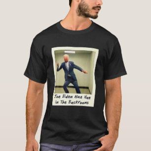 Joe Biden i bakrummen, riktigt foto T Shirt