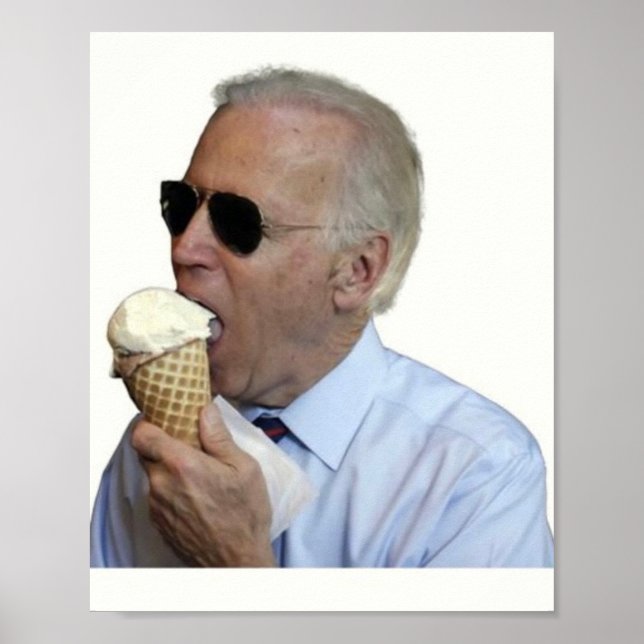 Joe Biden Ice Cream Poster (Framsidan)