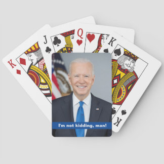 Joe Biden, jag skojar inte! Casinokort