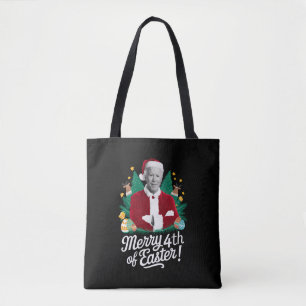 Joe Biden jul Santa God påsk 4 Xmas Tygkasse