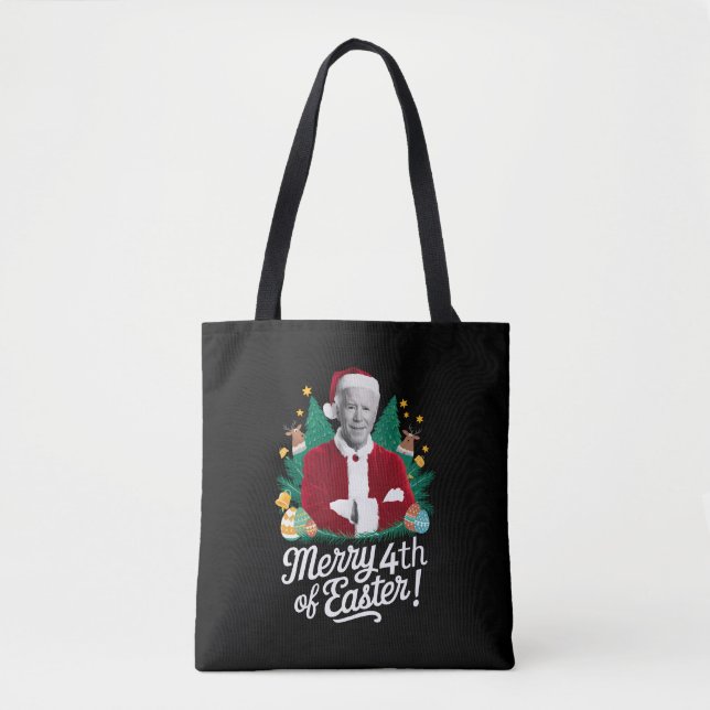 Joe Biden jul Santa God påsk 4 Xmas Tygkasse (Framsida)