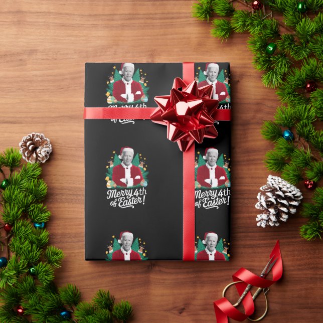 Joe Biden jul tomte God jul 4:e påsken Xmas Presentpapper (Julgåva)