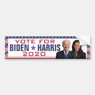 Joe Biden Kamala Harris 2020 Foton President Vice Bildekal