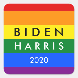 Joe Biden Kamala Harris 2020 Fyrkantigt Klistermärke