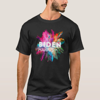Joe Biden Kamala Harris 2020 Hipster Tie Dye Chalk T Shirt