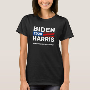 Joe Biden Kamala Harris 2020 Kampanj Black Rally T Shirt