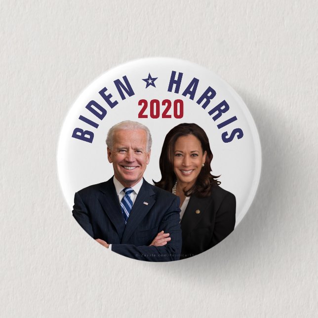 Joe Biden Kamala Harris 2020 President Vice Photos Knapp (Framsida)