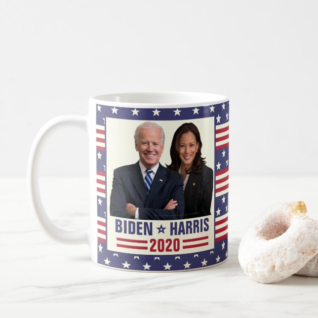 Joe Biden Kamala Harris 2020 USA:s president Photo Kaffemugg (Med munk)