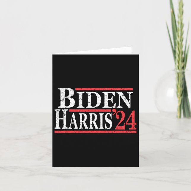 Joe Biden Kamala Harris 2024 Kort (Framsida)