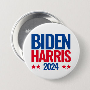 Joe biden kamala harris 2024 omvalsknapp knapp