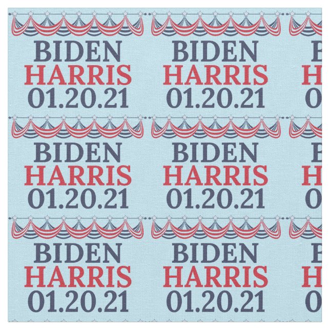 Joe Biden Kamala Harris Inauguration Day Tyg (Närbild)