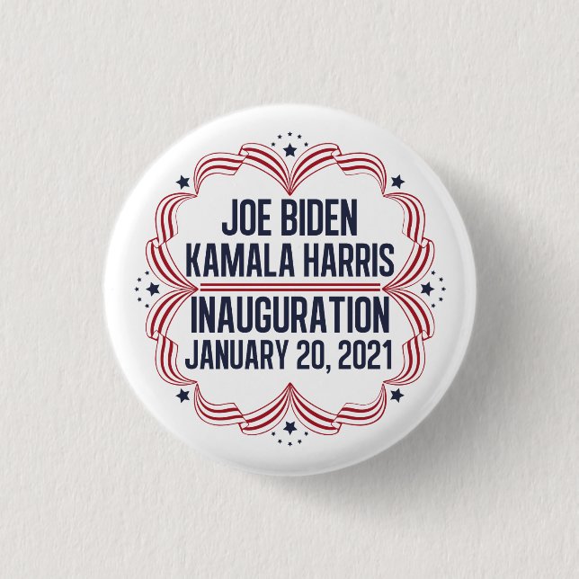 Joe Biden Kamala Harris-installationen 2021 Knapp (Framsida)