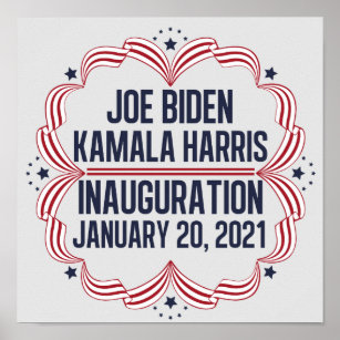 Joe Biden Kamala Harris-installationen 2021 Poster