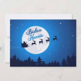 Joe Biden Kamala Harris-jultomten Julkort
