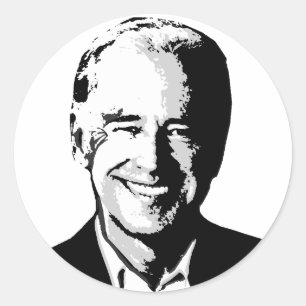 Joe Biden-klistermärket lakan Runt Klistermärke
