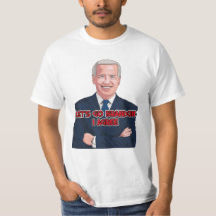 JOE BIDEN LÅT OSS GO BRANDON I SAMTYCKER TILL T-sh T Shirt