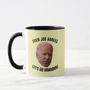 JOE BIDEN LÅT OSS GO BRANDON! KAFFE KOPPAR