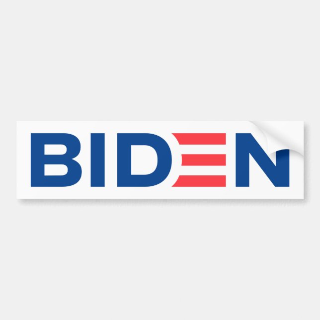 Joe Biden Logotyp Bildekal (Framsidan)