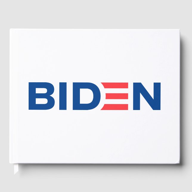 Joe Biden Logotyp Gästböcker (Framsida)
