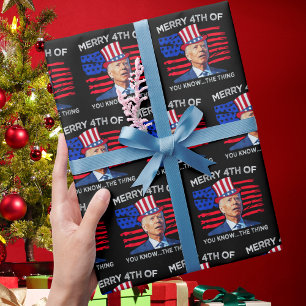 Joe Biden Merry 4:e du känner Sak Presentpapper