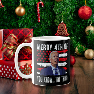 Joe Biden Merry 4:e du vet... Sak Kaffemugg