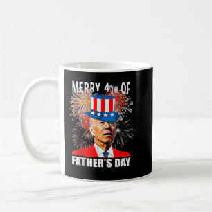Joe Biden Merry 4th of Fars dag Funny 4th of J Kaffemugg