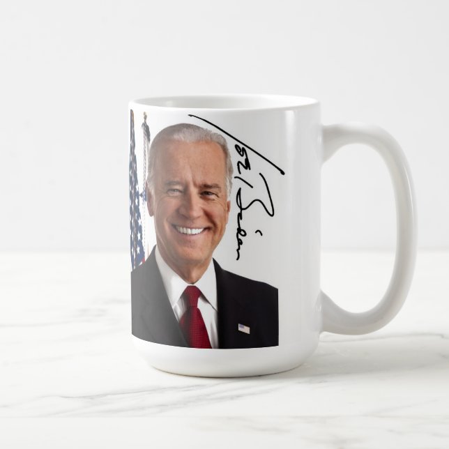 Joe Biden Namnteckning Mugg (Höger)
