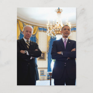Joe! Biden och Barack Obama Vykort