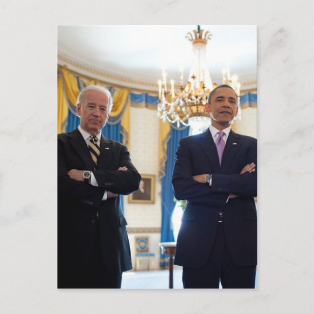 Joe! Biden och Barack Obama Vykort (Framsida)