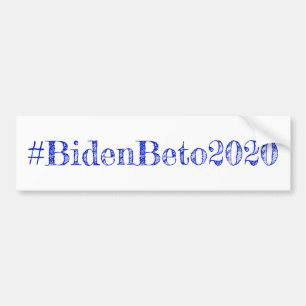 Joe Biden och Beto O'Rouke i 2020 Bildekal