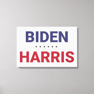 Joe Biden och Kamala Harris (2020 års val till För Canvastryck