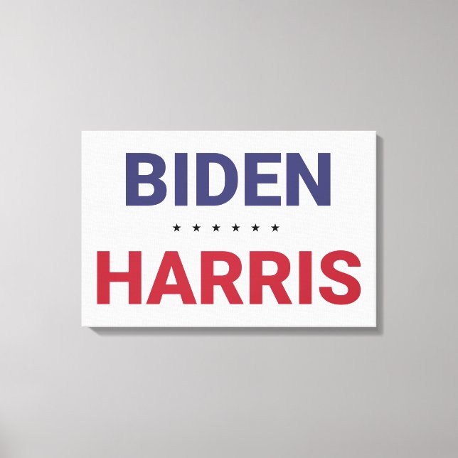 Joe Biden och Kamala Harris (2020 års val till För Canvastryck (Framsida)