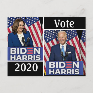Joe Biden och Kamala Harris 2020 Keepsaké Vykort