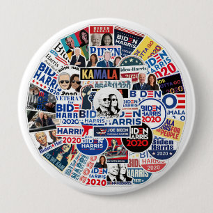 Joe Biden och Kamala Harris 2020 Knapp