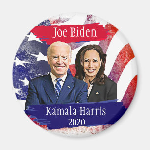 Joe Biden och Kamala Harris 2020 USA:s val Magnet