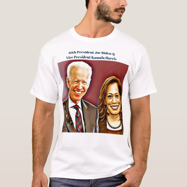 Joe Biden och Kamala Harris_ 46:e president_ T Shirt (Framsida)