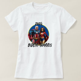Joe Biden och Kamala Harris as Superheros T Shirt