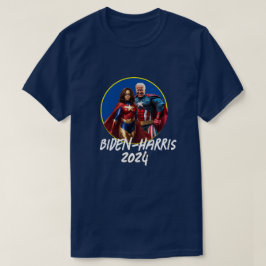 Joe Biden och Kamala Harris as Superheros T Shirt