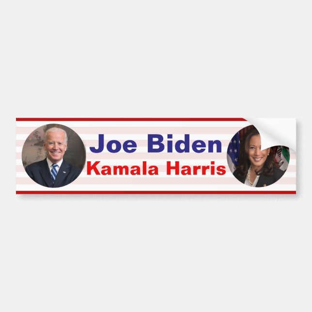 Joe Biden och Kamala Harris Bildekal (Framsidan)