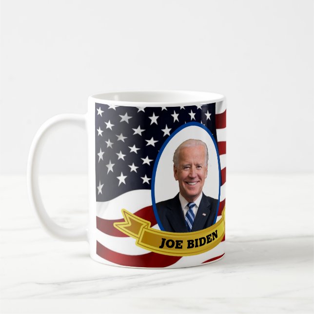 Joe Biden och Kamala Harris Portait Kaffemugg (Vänster)