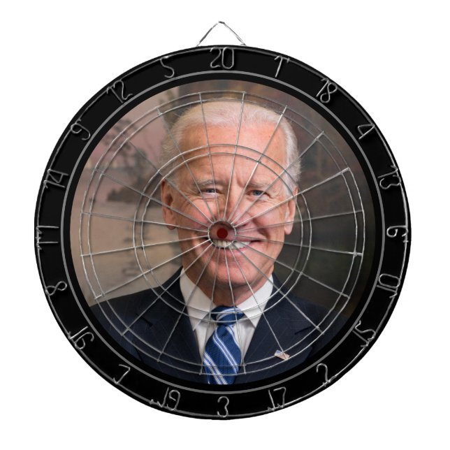 Joe Biden Officiell Porträtt Dart Board Darttavla (Framsidan)