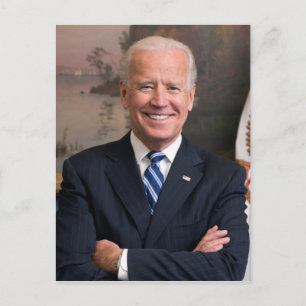 Joe Biden Officiells president Porträtt Vykort