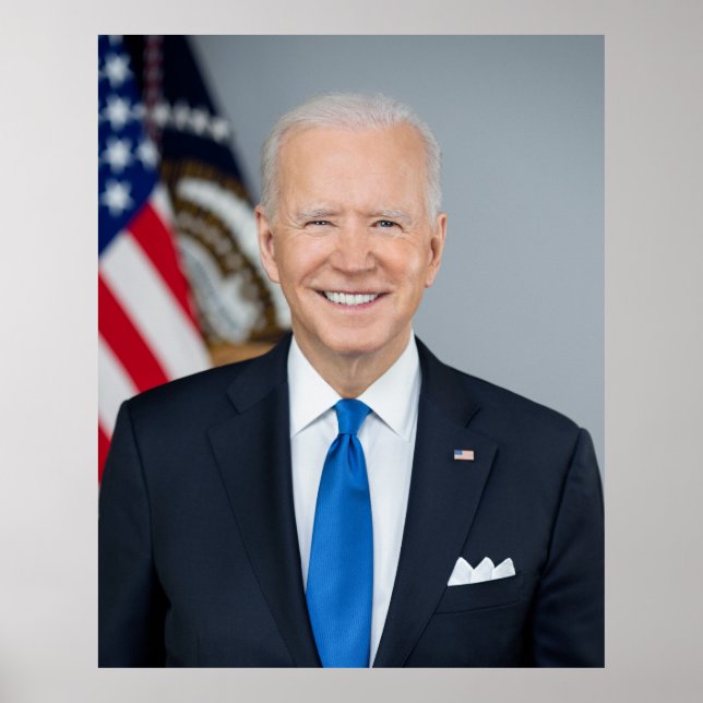 JOE BIDEN Ordförande Poster (Framsidan)