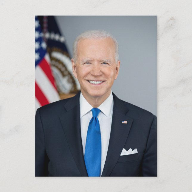 JOE BIDEN Ordförande Vykort (Framsida)