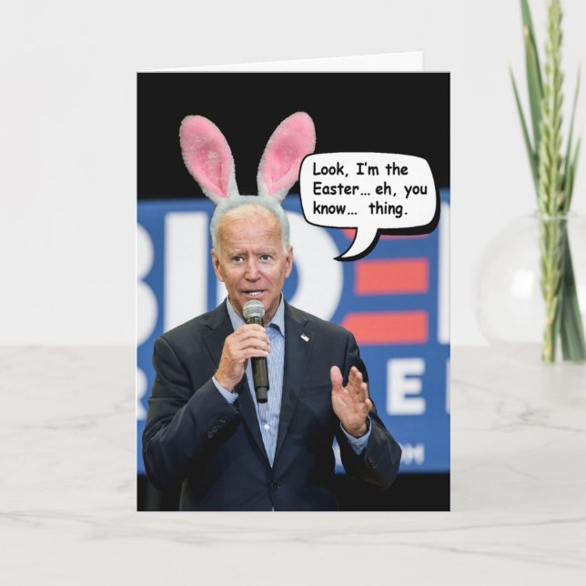 Joe Biden påskkort Helgkort (Framsida)