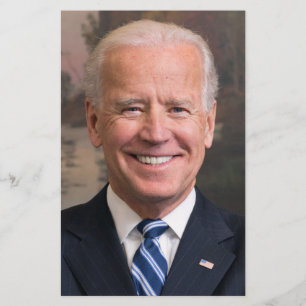 Joe Biden Porträtt Photo Flygblad
